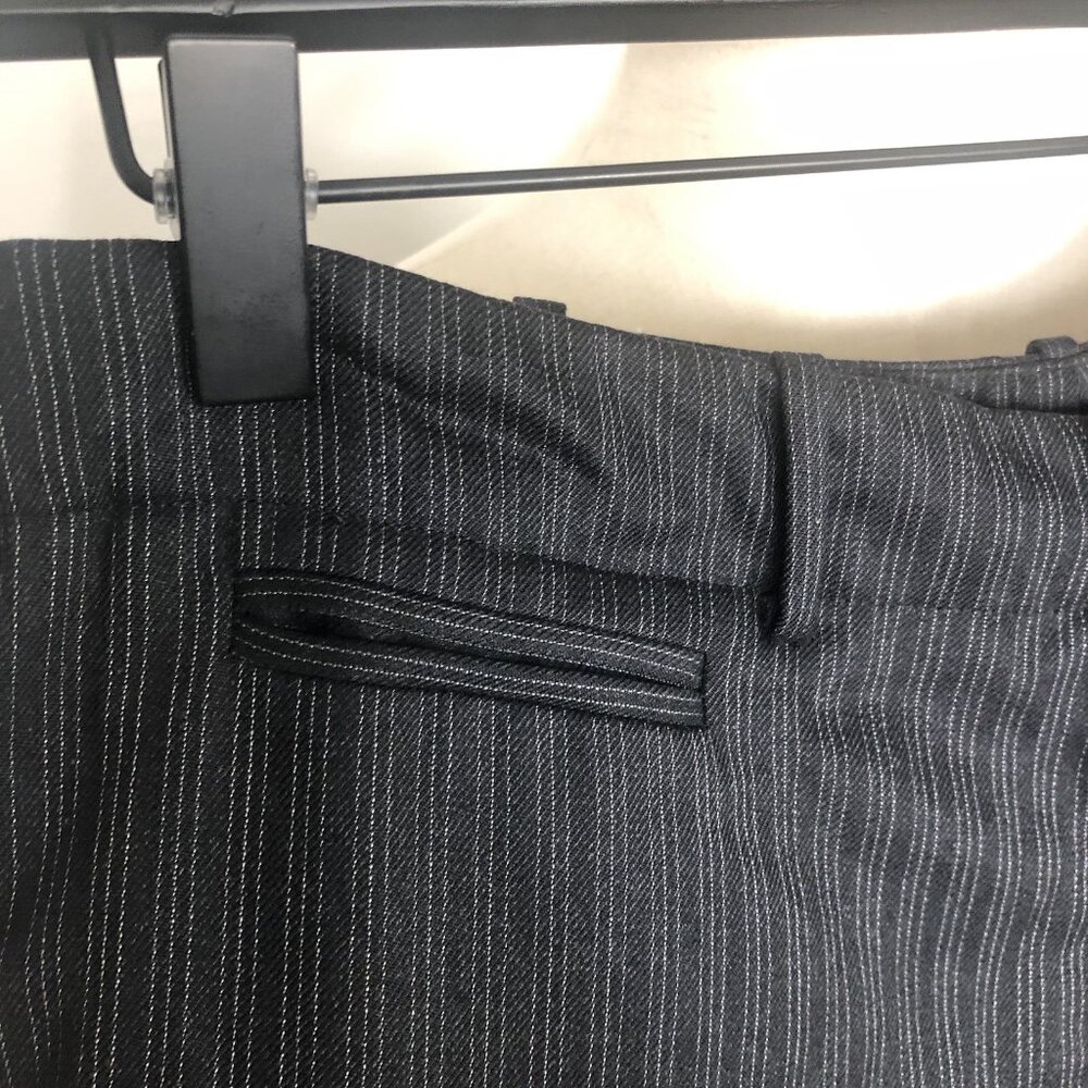 Ralph Lauren Purple Label Y2K Style Flare Pinstriped Office Siren 10 Pants - Picture 5 of 14